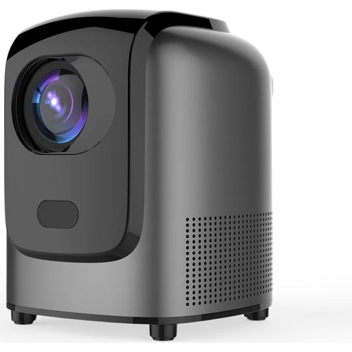 Projektor 1080P Heimkino Android 9.0 Videoprojektor mit WLAN 6 BT-Netzwerke unterstuetzen 4K-Dekodierung 100-Zoll-Display Gleiche Bildschirmtechnik Filmprojektor Autofokus Trapezfunktion Eingebauter 5-W-Lautsprecher mit mehreren Anschluessen Unterstuetzt TV-Box Computer Laptop fuer Heimkino Outdoor-Mediaplayer-Unterhaltung