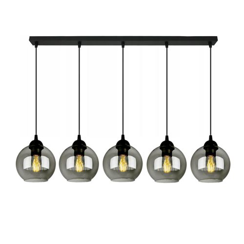 Deckenlampe Pendellampe Kugel Schwarz Grau Weiß (N100-BZ5)