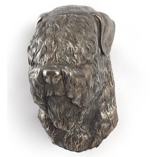 Russischer Schwarzer Terrier, Russkiy Tchiorny Terrier - Hundestatue, hängende Büste, einzigartige Dekoration für Hundeliebhaber der Marke Art-Dog