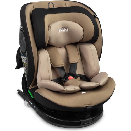 CARETERO Autositz Kinder Autokindersitz Mokki, ISOFIX, 40-150cm, Beige
