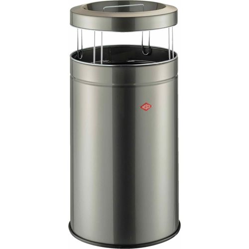 WESCO BIG ASH Standascher in GRAPHIT inklusive 120 Liter Abfallvolumen / Mülleimer / Ascher
