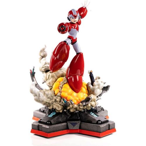 Mega Man X4 Statue X Finale Waffe Steigendes Feuer 45 cm