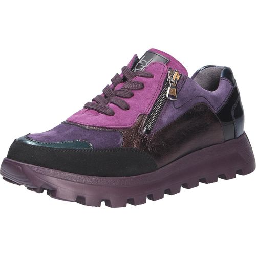 Waldläufer Damen Schnürschuhe, rosa/pink(schwarztannelila (673)), Gr. 7