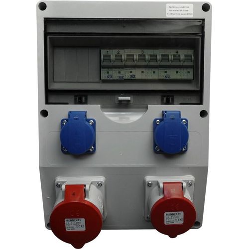 Baustromverteiler Walter-Kraft-S 32A/5P 16A/5P 2x230V Stromverteiler 0003