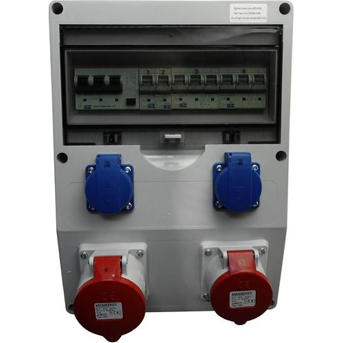 Baustromverteiler Walter-Kraft-S/FI 32A/5P 16A/5P 2x230V Stromverteiler 0010