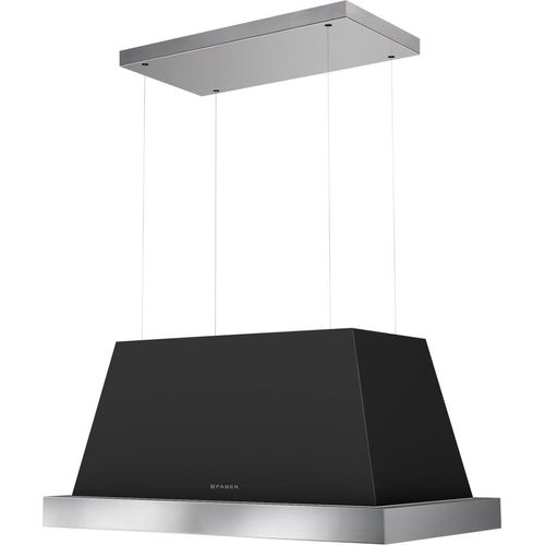 Faber Dunstabzugshaube Thea Inselhaube 80 cm Matt Dunkelgrau