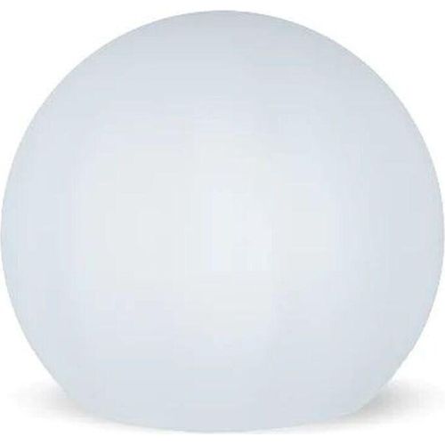XXL Leuchtkugel mit Kabel Stecker Ø 78 cm Weiß IP65 inkl. E27 LED 6500 K runde Gartenleuchte Terrasse Kugelleuchte Garten Weg