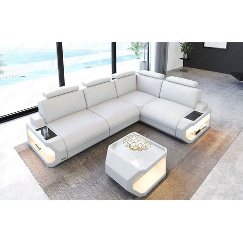 Ecksofa Siena L echtes Büffelleder