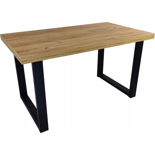 Metalltisch LOFT Oak Craft Ungeklappt 80x140