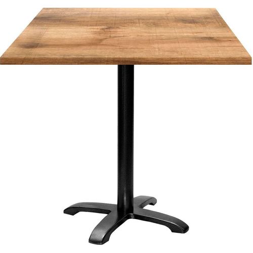 Tisch 70 x 70 cm – Modell Bazila, helles Tannin