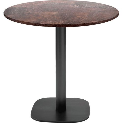 Runder Tisch Ø 70 cm - Rundes Steinrostmodell