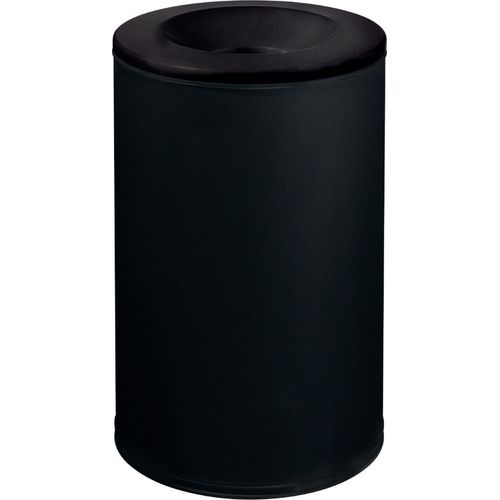 Rossignol 52813 NEO feuerfester Abfallkorb 90 L, mangangrau / Abfalleimer