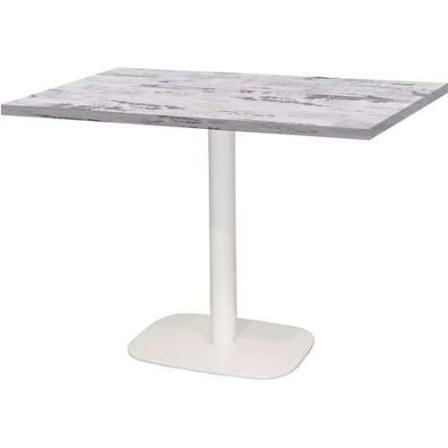 Tisch 120 x 70 cm – Rundes Bein aus weißer isländischer Eiche