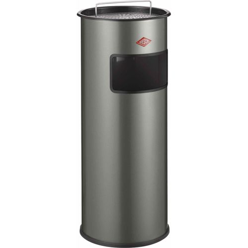 WESCO Standascher 50 in NEUSILBER inklusive Abfallvolumen 50 Liter / Mülleimer / Ascher