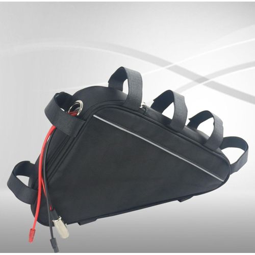 E-Bike Akku 48V 12Ah 576Wh Rahmenakku in Tasche Triangel Lithium-Ionen Batterie