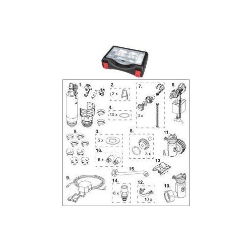 TECE 9820589 TECE-Ersatzteilkoffer für