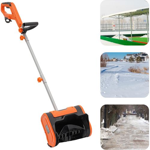 Elektrische Schneefräse mit Kabel, Plug-in Schneekehrmaschine, Schneefräse