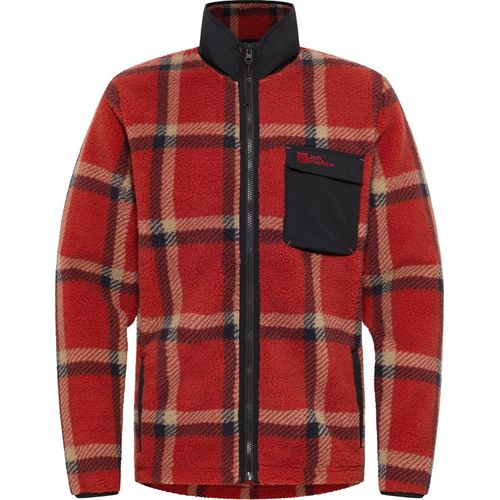 Jack Wolfskin FELSLICHT CHECK JKT Herren intense rust M