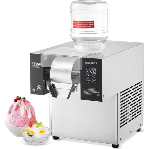 VEVOR kommerzieller Schneeflocken-Eisbereiter Schneeflocken-Eisbereiter, 170 kg/Tag Schneeflocken-Eisbereiter, Bäckerei-Café-Luftkühlsystem