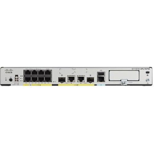 Cisco C1131-8PWE Router Integrierter Dienstzugangspunkt 8 WiFi Ports 6