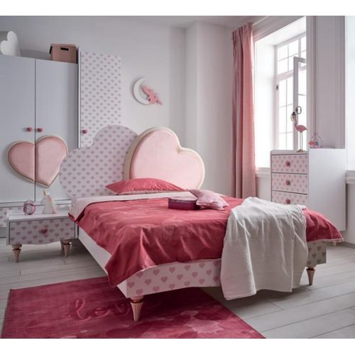 Modern Betten Kinderbett Kinderzimmer Bett Kinderbett Möbel Holz Weiß Neu
