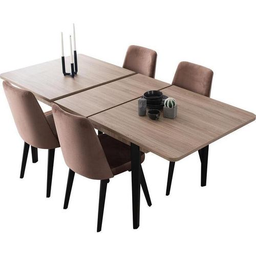 Brauner Rechteckiger Esstisch Esszimmer Möbel Holztische Luxus Möbel