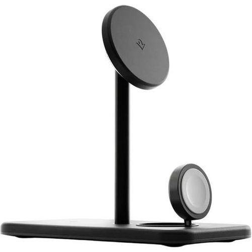 Twelve South HiRise 3 Deluxe 3-in-1 kabelloses Ladegerät 2024 – MagSafe Ladegerät 15W – Qi-es Ladegerät 7.5W – Schnellladegerät für Apple Watch 5W