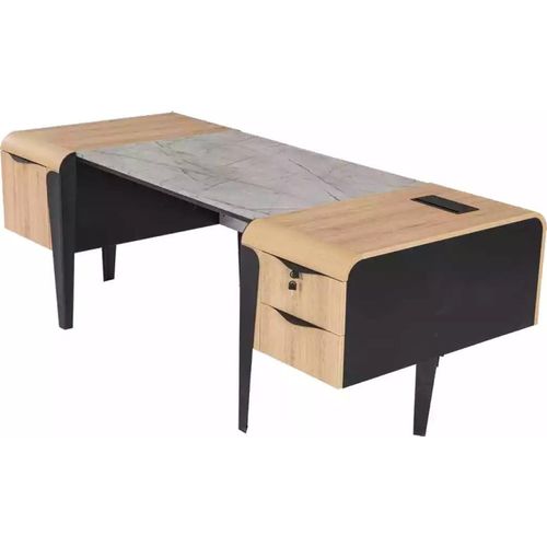 Moderner Arbeitszimmer Chefschreibtisch Arbeitszimmermöbel Büro Luxus Tisch