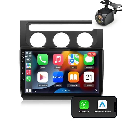 2+64G Carplay android13 10"Autoradio Für VW Touran Android13 1T1 1T2 1T3 2003-2010 GPS WIFI BT DAB+ SWC RDS FM android auto