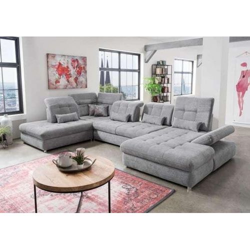 Benformato Arezza: Wohnlandschaft für Ihr Zuhause : vorstehend links : Grau Ausrichtung: vorstehend links Farbe: Grau