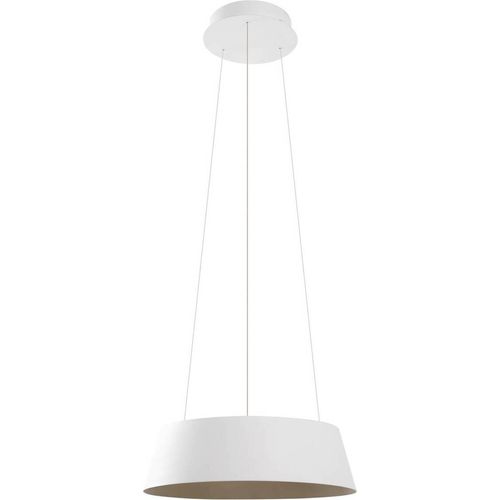 Lucande LED-Hängeleuchte Belsar, weiß, Aluminium, CCT