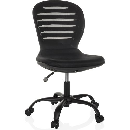 hjh OFFICE Home Office Bürostuhl CASLA Schreibtischstuhl ohne Armlehnen Stoff Drehstuhl