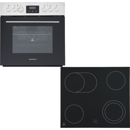 Backofen Herdset Einbau Kochfeld Glaskeramik rahmenlos Respekta HS3001-19