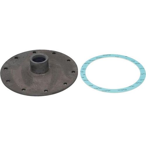 Flanschplatte TWS ab 800 Liter 1 1/2" IG Gewindeflansch Adapter Elektroheizstäbe