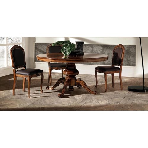 Klassischer Esstisch Tisch Runde Tische Rund Barock Rokoko Möbel Rundtische Neu