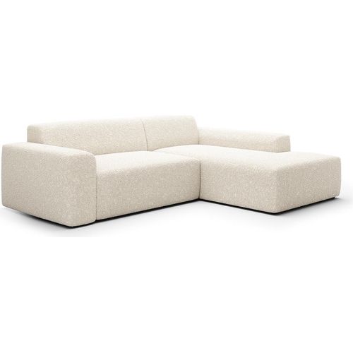 Ecksofa rechts 3-Sitzer Truhe Torino Beige
