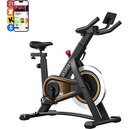 JASPORT A3 Ergometer – Leises Indoor-Bike für Ausdauertraining mit Tablethalterung und bequemem Sitz, perfekt für das Training in der Wohnung
