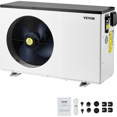 VEVOR elektrische Schwimmbad-Wärmepumpe, 3,22-15,25 kW Heizleistung, energiesparende Frequenzumwandlung, geeignet für 30-60 m³ oberirdische Schwimmbäder