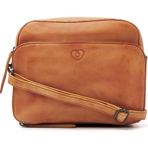 Sweet Collections Schultertasche für Diabetik | Diabetes Umhängetasche | Insulin Tasche | Diabetes Zubehör Tasche Tampa - 93 EMILY Camel