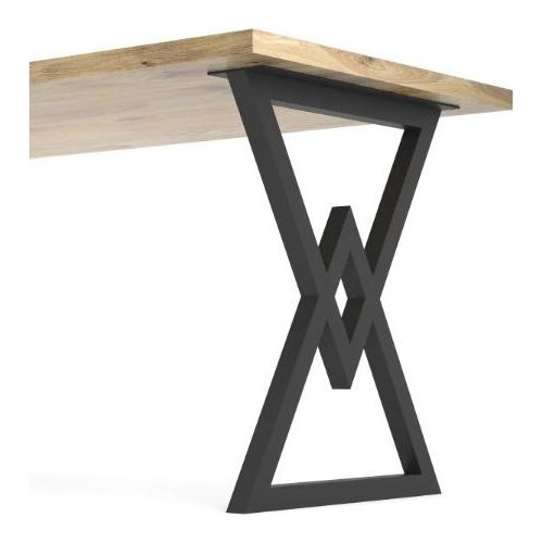 Tischbeine-Metall Schwarz 72cm DMBAU KUBE Tischkufen Esstisch-Beine Tisch-Gestell Tisch-Untergestell Möbelfüße Tischfüße, Couchtisch Esstisch