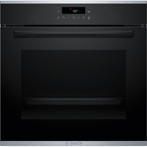 Bosch Serie 4 HBA271BB3, Medium, Elektrischer Ofen, 71 l, Katalytisch + Hydrolytisch, Integriert, Schwarz