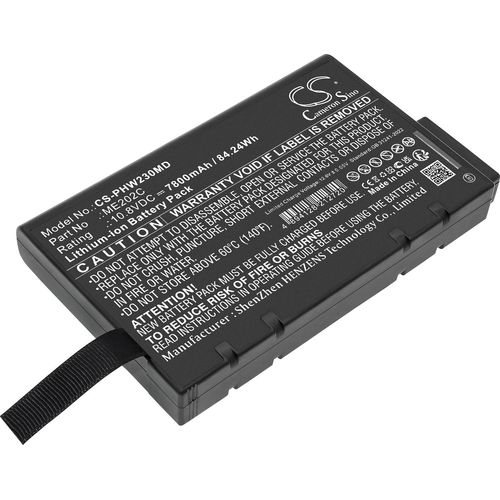 TECHTEK Akku Kompatibel mit [Philips] PageWriter TC20, PageWriter TC30, PageWriter TC30 Cardiograph, TC20 Cardiograph Ersetzt ME202C