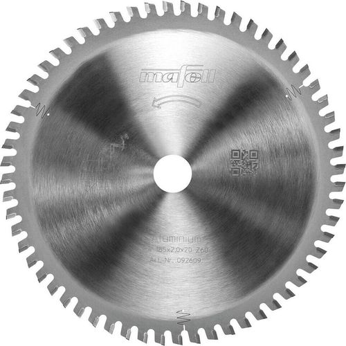 MAFELL Hartmetall Sägeblatt HM 185 x 1,4/2,0 x 20 mm - 60 Zähne - Ersatzblatt