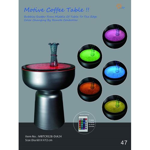 Design Tisch Wasser Säulen Säule Water Sofa Tische LED Beistell Tische Säulen