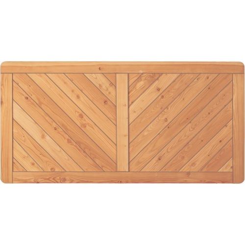 T&J SKAGEN Sichtschutzzaun Lärche 1800 x 900 mm