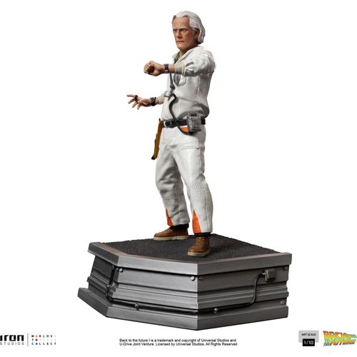Zurück in die Zukunft Art Scale Statue 1/10 Doc Brown 22 cm