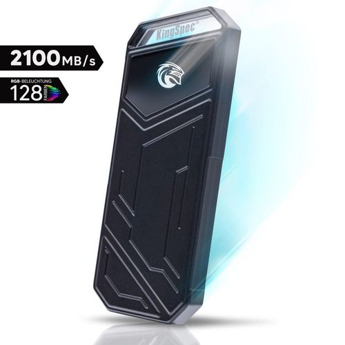 Z5 externe Gaming-SSD (1TB) 2100 MB/S Lesegeschwindigkeit, 1850 MB/S Schreibgeschwindigkeit, Blitzschnelle Übertragungen, RGB Lichter&Premium Wärm