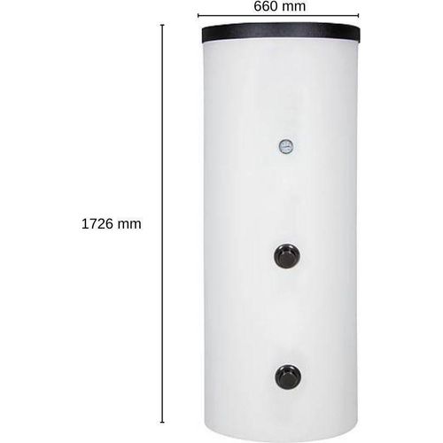 Evenes Warmwasser-Solarspeicher EV-TEDS-2W 300 2 Wärmetauscher 291 L Solaranwendung