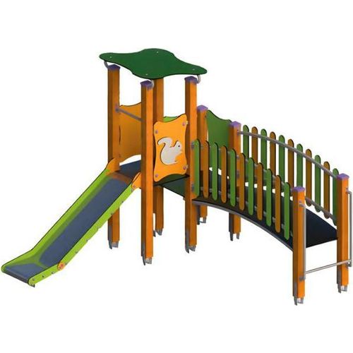 Spielplatz Rutschbahn Spielbereich Freizeitgelände Vergnügungsbereich Kinderzone