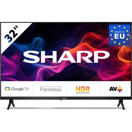 Sharp Led Tv Sharp 32 Gf2265 E 81 Cm 32" Google Tv Android Siehe Text/Foto